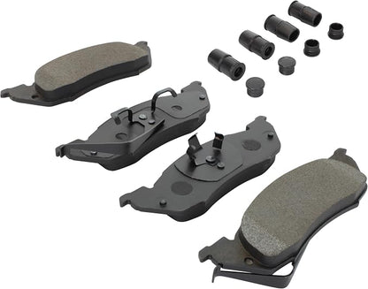 Premium Semi-Metallic Front Brake Pads Compatible - Image 2