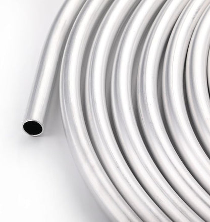 3/8" OD Aluminum Hard Fuel Line Hardline Tube Tubing Coil 25 Feet Roll - Image 3