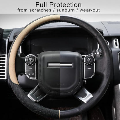 COFIT Breathable Car Steering Wheel Cover 16 inch Auto Universal Leather Wrap - Image 5