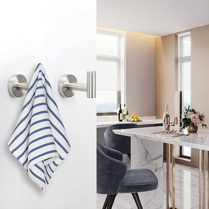 NearMoon Bath Towel Hooks- SUS 304 Stainless Steel Robe Hook Holder, Heavy Duty - Image 8