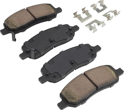 Premium Ceramic Rear Brake Pads Compatible - Image 2