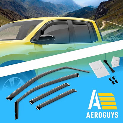 Extra Durable Window Deflectors in-Channel Window Visors Rain Guards Fit - Image 8
