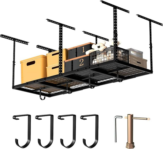 Heavy-Duty 3x8 Overhead Garage Storage Rack by KeelianModernstyleseries