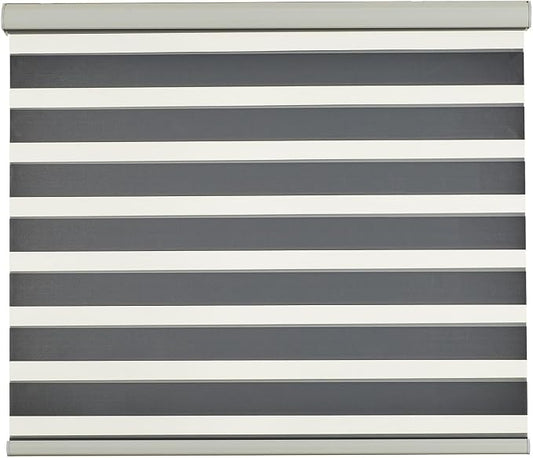 Persilux Cordless Zebra Blinds for Indoor Windows, Free-Stop Cordless, Light by PersiluxHome