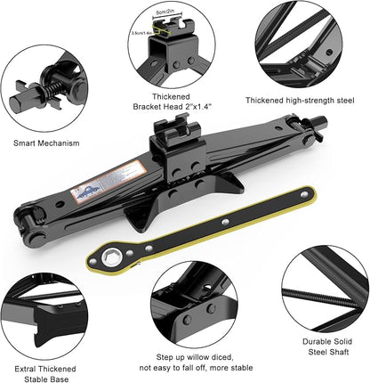 IMAYCC Car Jack Kit, Scissor Jack - Image 4