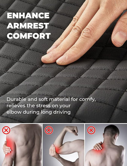 ISSYAUTO Center Console Cover Armrest lid Cover Compatible - Image 2