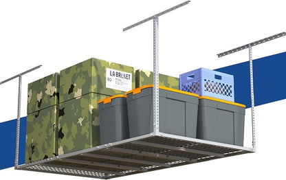 GIOTORENT 3x6FT Heavy Duty Overhead Garage Storage Rack by GIOTORENT