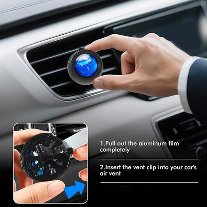 Car Air Freshener Vent Clips, Ocean Scent, 6 Pack, Long Lasting Scent Up to 180 - Image 4