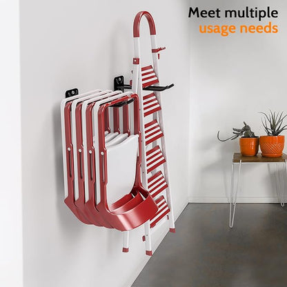 4Pcs Heavy Duty Storage Hooks, Alloy Steel, Wall Mount, 120lb Capacity - Image 2