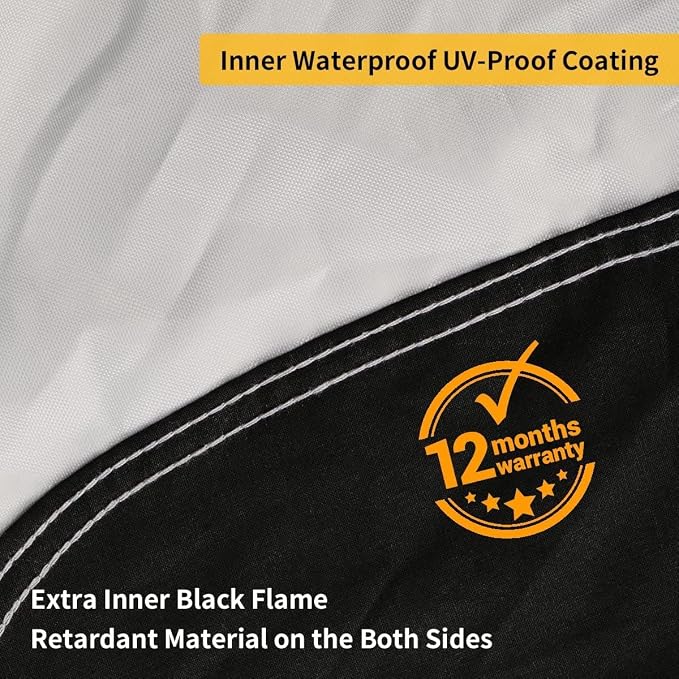 Coverado Motorcycle Cover Waterproof, All Weather Protection Outdoor Full - Image 2