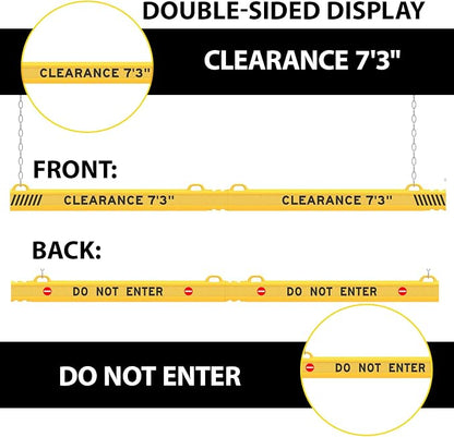 ClearanceGard 80″ x 4″ Clearance Bar Kit - Image 6