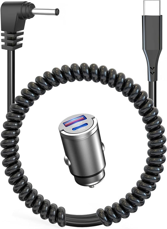 Radar Detector Cable, USB-C to DC3.5 Plug Charging Kit, by QaMcbulc