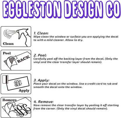 Large Custom Business Name and Website Description Text Decal Sticker - Image 4