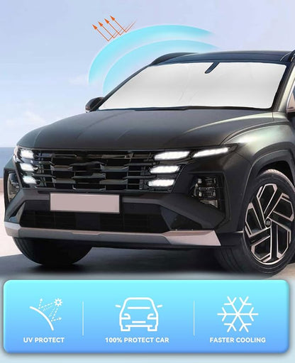 Sun Shade for Tucson Windshield Sunshades for 2022-2024 2025 2026 Tucson for - Image 5