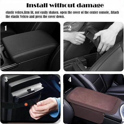 Arm Rest Cover for Car with 2 Storage Bags, Central Console Cover Armrest Pad - Image 7
