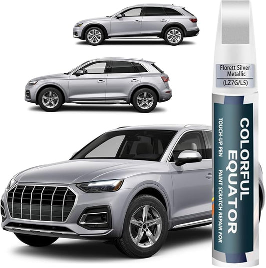 Florett Silver Metallic Touch Up Paint Compatible by SNSIR