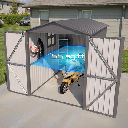 5’ x 10’ Motorcycle Storage Sheds, Metal Shelter & Garage - Image 3