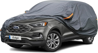Premium Car Cover Custom Fit Ford Edge, 16 Layers Heavy Duty Car Cover by GUNHYI