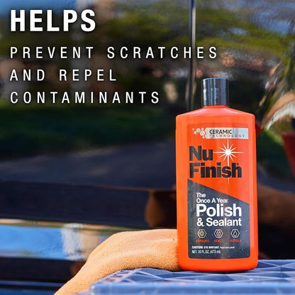 Nu Finish Once a Year Polish and Sealant, Car Polish and Paint Sealant - Image 8