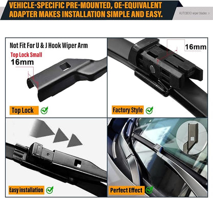 AUTOBOO 26"+22" Windshield Wipers Blades Replacement - Image 4