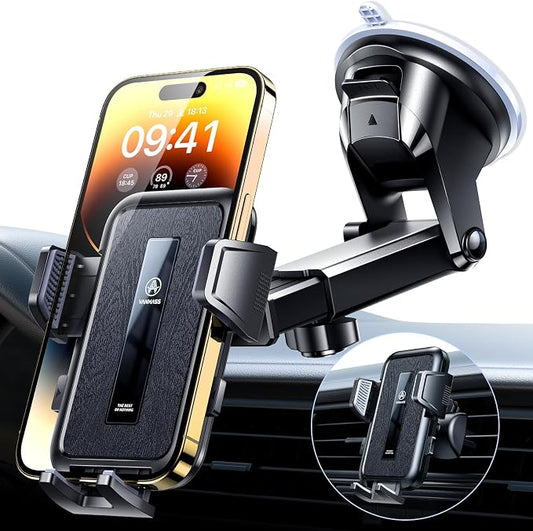 VANMASS 2025 Upgraded Car Phone Holder, Patent Safety Cell Phone Mount by VANMASS