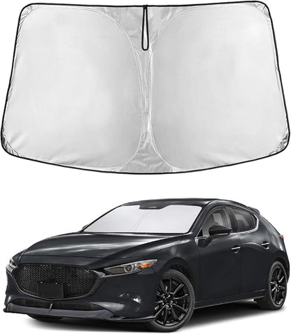 Econour Windshield Sun Shade for Mazda 3 2019-2025 Mazda3 Accessories by EcoNour