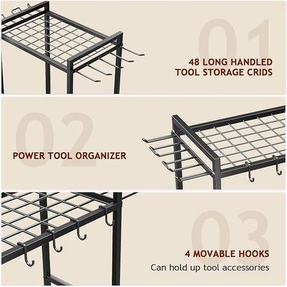 Garden Garage Tool Organizer Yard Tool Organizer - Image 4