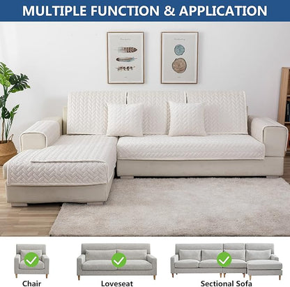 Eismodra Armrest Covers, Couch Cover, Sofa Cover, Backrest Covers, Anti-Slip - Image 2
