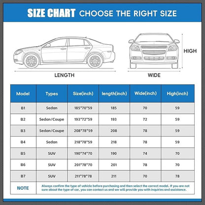 Hail Protector Car Cover for SUV, Anti Hail Car Covers Thick Multi-Layered EVA - Image 6