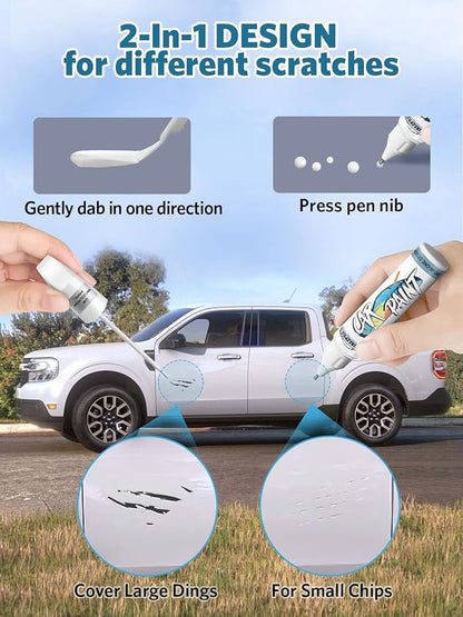 Rapid Red Touch Up Paint for Ford, Car Paint Scratch Repair Remover Pen Color - Image 4