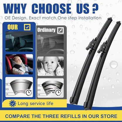 Wipers Factory Replacement For Ford Explorer 2011-2018 Original Equipment - Image 2