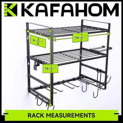 KAFAHOM Leaf Blower and Weedeater Hanger, Lawn Power Tool Organizer Wall Mount - Image 5