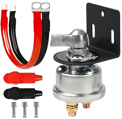 200A 12-48V High Current Master Battery Disconnect Switch Battery Power Cut Off by FASTSTORM