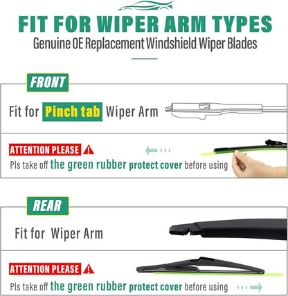 28" 21" 12" Windshield Wiper Blades Replacement - Image 8