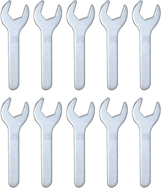 HARFINGTON 10pcs Small Wrench Open End Wrench 22x126x2.8mm Metric U-Shaped by HARFINGTON