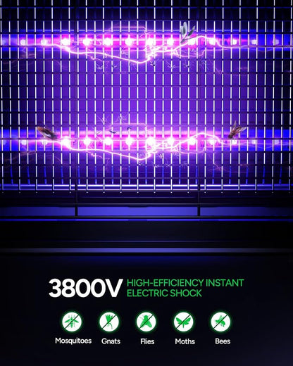 Buzbug LED Bug Zapper Outdoor Indoor, Durable 10 Years Lifespan Lamp, - Image 4
