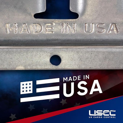 US Cargo Control E Track, Made in USA, 12 Gauge Steel 5 FT Galvanized E Track - Image 5