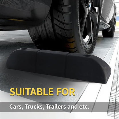 Parking Stopper for Garage Parking Aid 4 Pack Block, Car Truck Curb Floor - Image 5