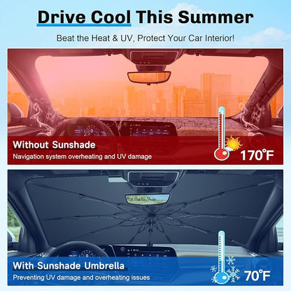 SXCY for 2025 Chevrolet Equinox EV Windshield Umbrella Sunshade for 2025 Chevy - Image 5