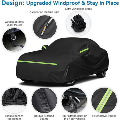 for Mazda Miata MX-5 Full Car Cover Waterproof All Weather, Outdoor Car Covers - Image 3