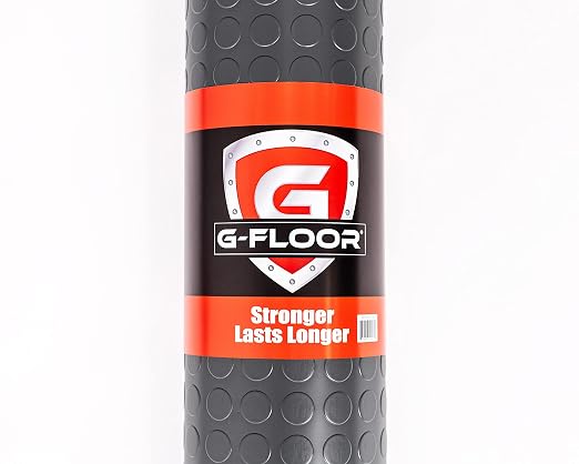 G-Floor Large Coin Pattern Vinyl Garage Floor Protector Mat, Extremely Durable by G-Floor