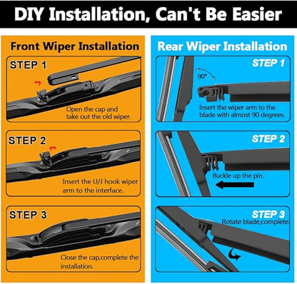 AUTOBOO 26"+19" Windshield Wipers - Image 4