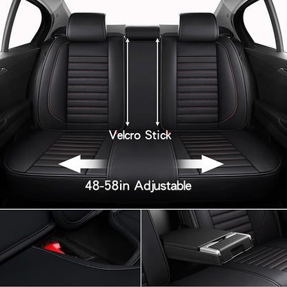 Car Seat Covers Full Set, 5 Seats Front Seat Cover and Back Seat Covers - Image 4