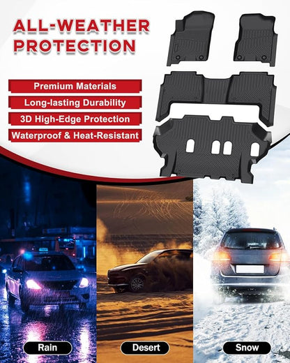 for Nissan Armada/Infiniti QX80 2019-2024 Floor Mats, Only Fit - Image 5