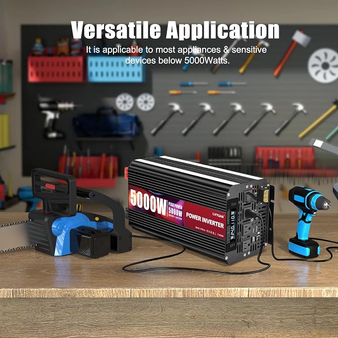 LVYUAN 5000 Watt Power Inverter 24V to 110V 120V - Image 7