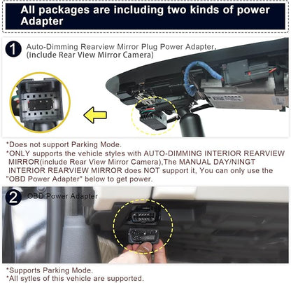 Front 4K & Rear 1080P Dash Cam Custom fit - Image 4