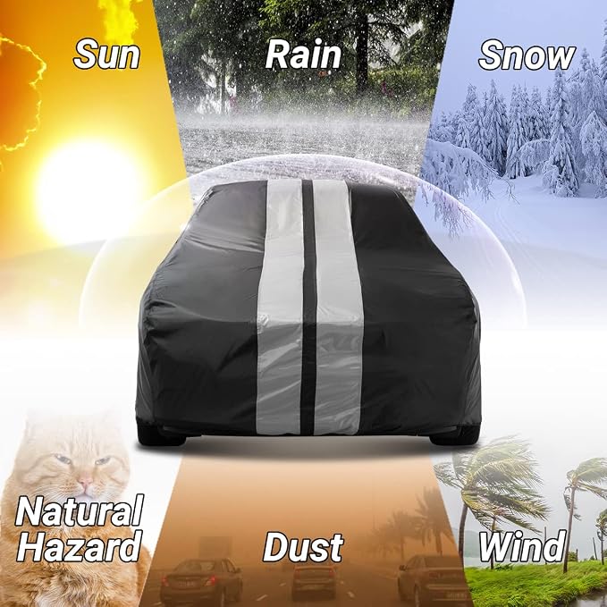 iCarCover Custom Car Cover for 1964-1968 Ford Mustang Waterproof All Weather - Image 6