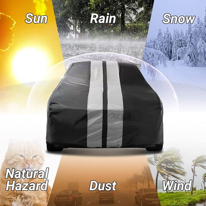 iCarCover Custom Car Cover for 1974-1978 Ford Mustang Waterproof All Weather - Image 6