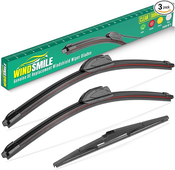 26" 16" 14" Windshield Wiper Blades Replacement by WINDSMILE
