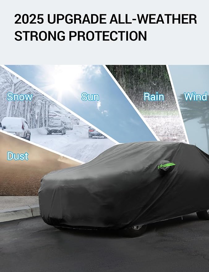 Proadsy Car Cover Custom Fit for Ford Expedition 2022-2026, Waterproof All - Image 3